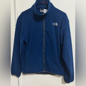 the North face glacier Polartec Classic full zip men’s fleece jacket size S blue